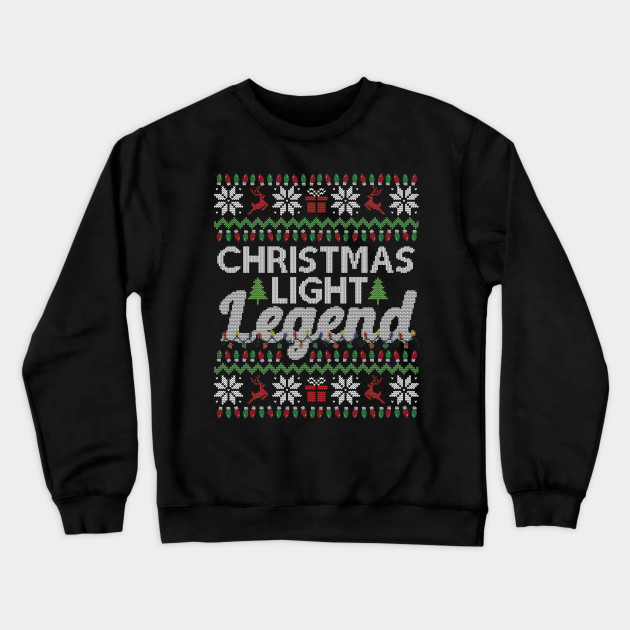 Ugly Christmas Sweater Xmas Light Legend